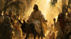 Jesus Enters Jerusalem – Sacred Gold · Landscape no. 13