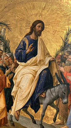 Jesus Enters Jerusalem – Sacred Gold · Portrait no. 7