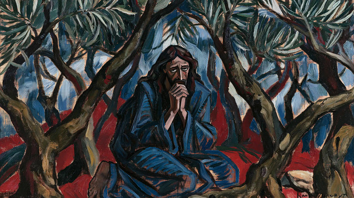 Jesus in Gethsemane — Silence in the Vermilion Forest