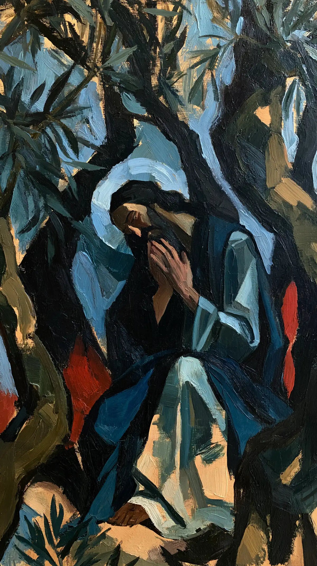 Jesus in Gethsemane - Expressionist · Portrait n° 7