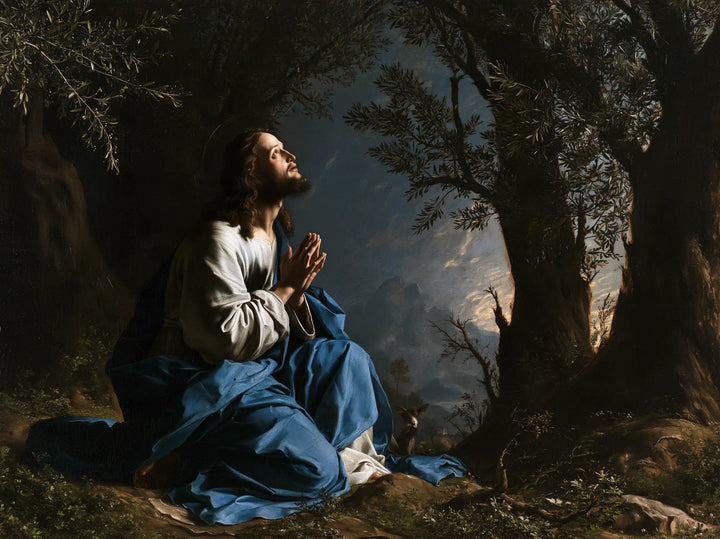 Jesus in Gethsemane — Orison before the Pale Horizon