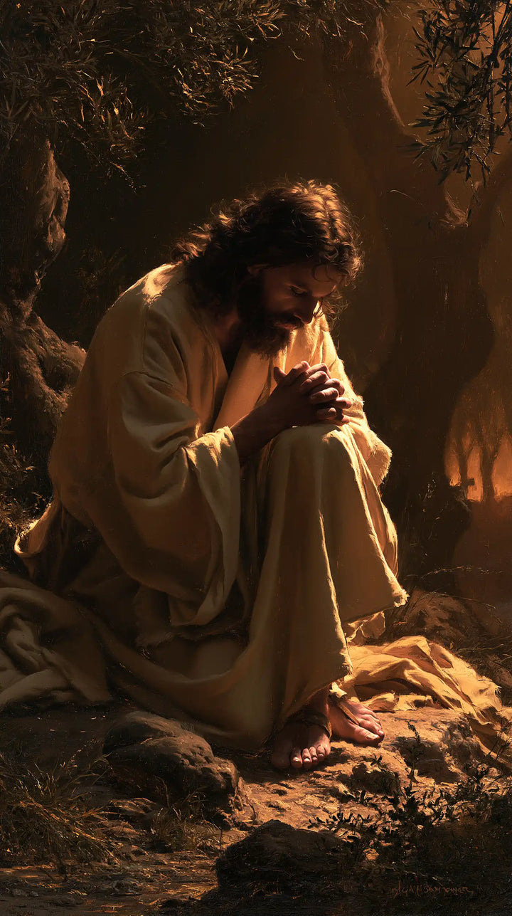 Jesus in Gethsemane — Orison in the Fold of the Earth