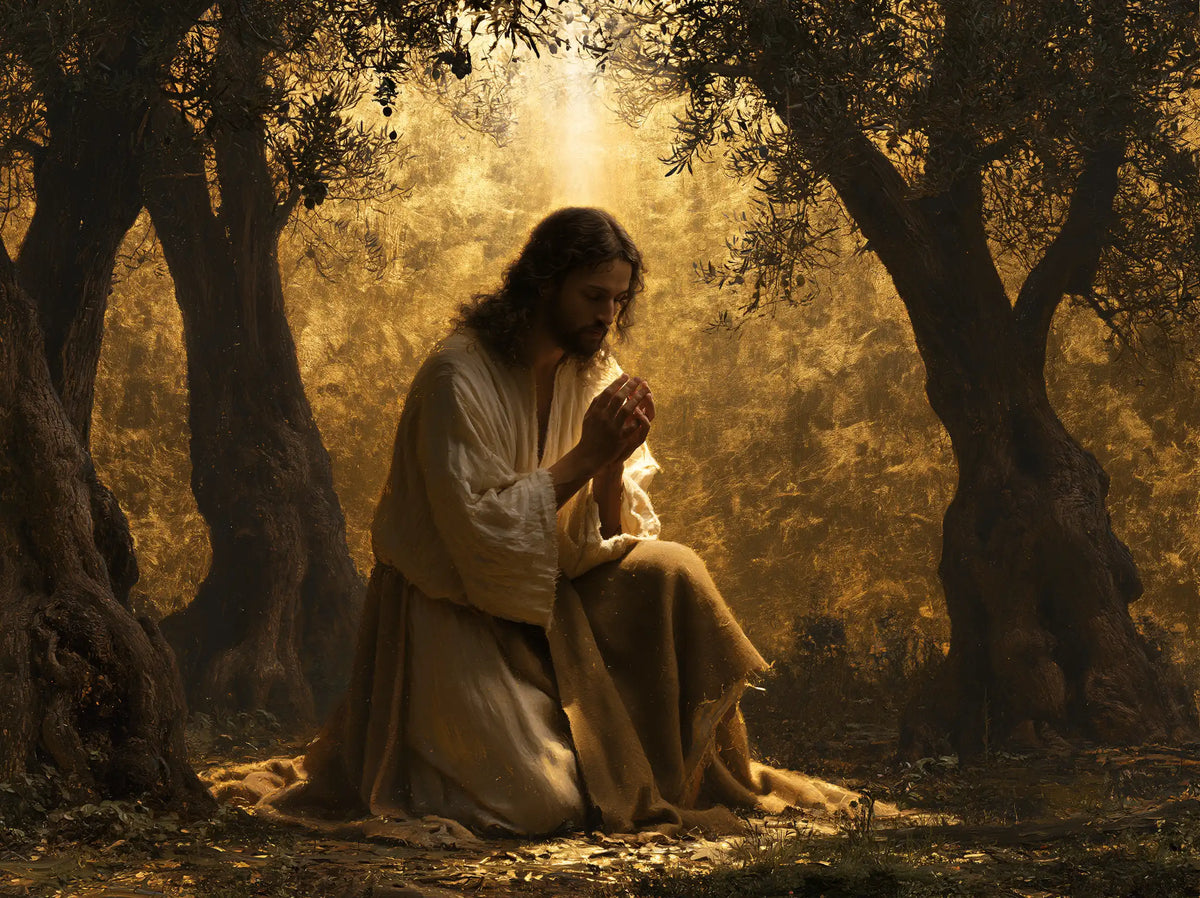 Jesus in Gethsemane — Silence in the Nave of Olive Trees