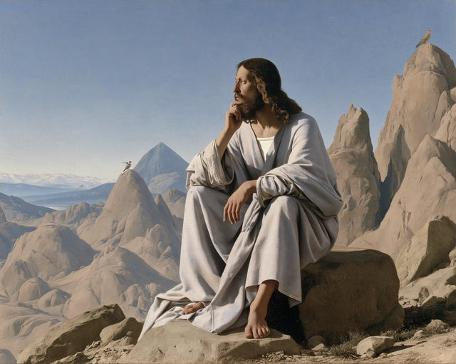 Jesus in the Desert - Florentine Renaissance · Landscape n° 8