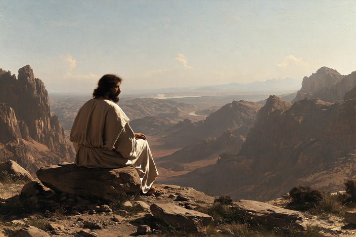 Jesus in the Desert - Florentine Renaissance · Landscape n° 15