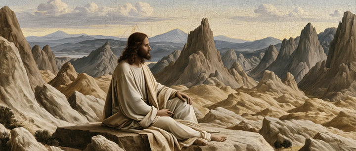 Jesus in the Desert - Florentine Renaissance · Landscape n° 25