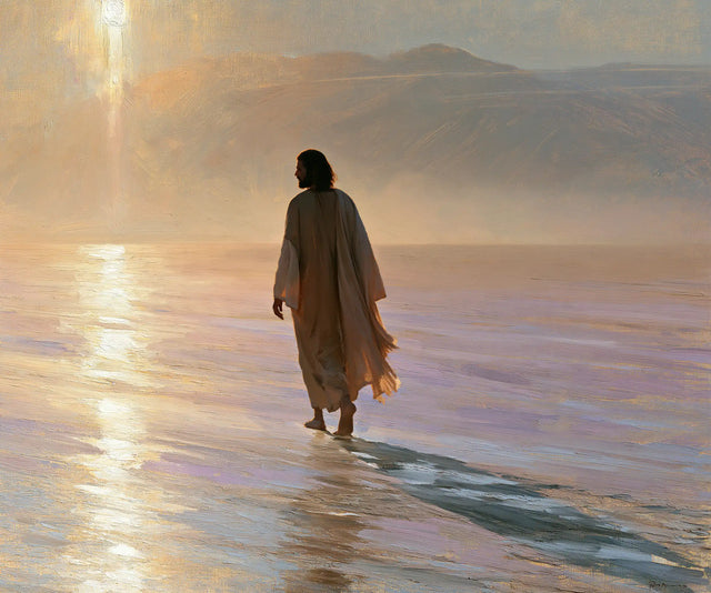 Jesus in the Desert - Impressionist · Landscape n° 2