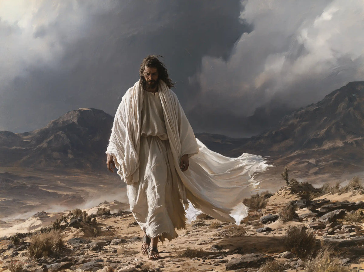 Jesus in the Desert — The Patience of Stony Paths