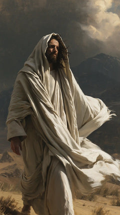 Jesus in the Desert — The Shelter of White Folds