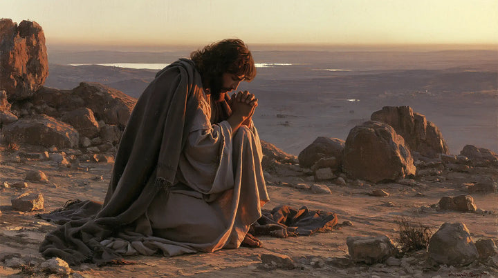 Jesus in the Desert - Jesus in Prayer · Landscape n° 20