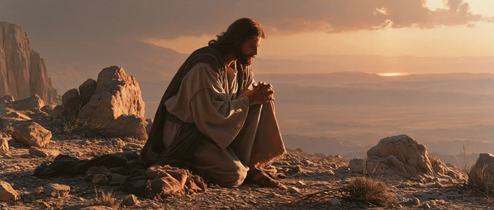 Jesus in the Desert - Jesus in Prayer · Landscape n° 27