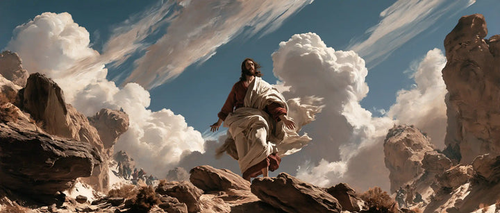 Jesus in the Desert - Theatrical Baroque · Landscape n° 28