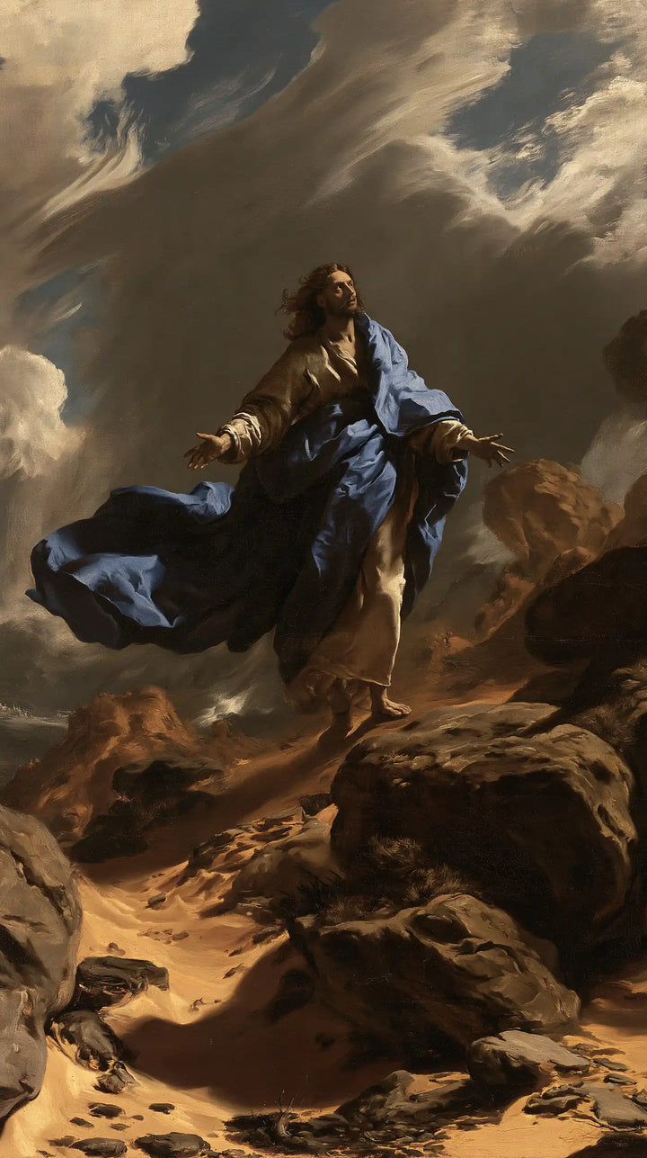 Jesus in the Desert - Theatrical Baroque · Portrait n° 7