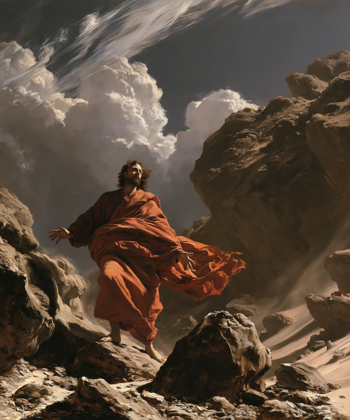 Jesus in the Desert - Theatrical Baroque · Portrait n° 41