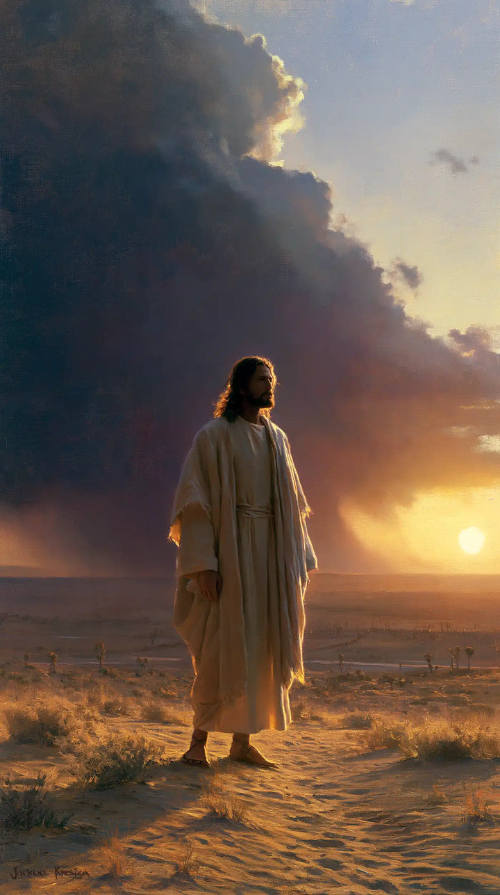 Jesus in the Desert - Victory Over Temptation · Portrait n° 27