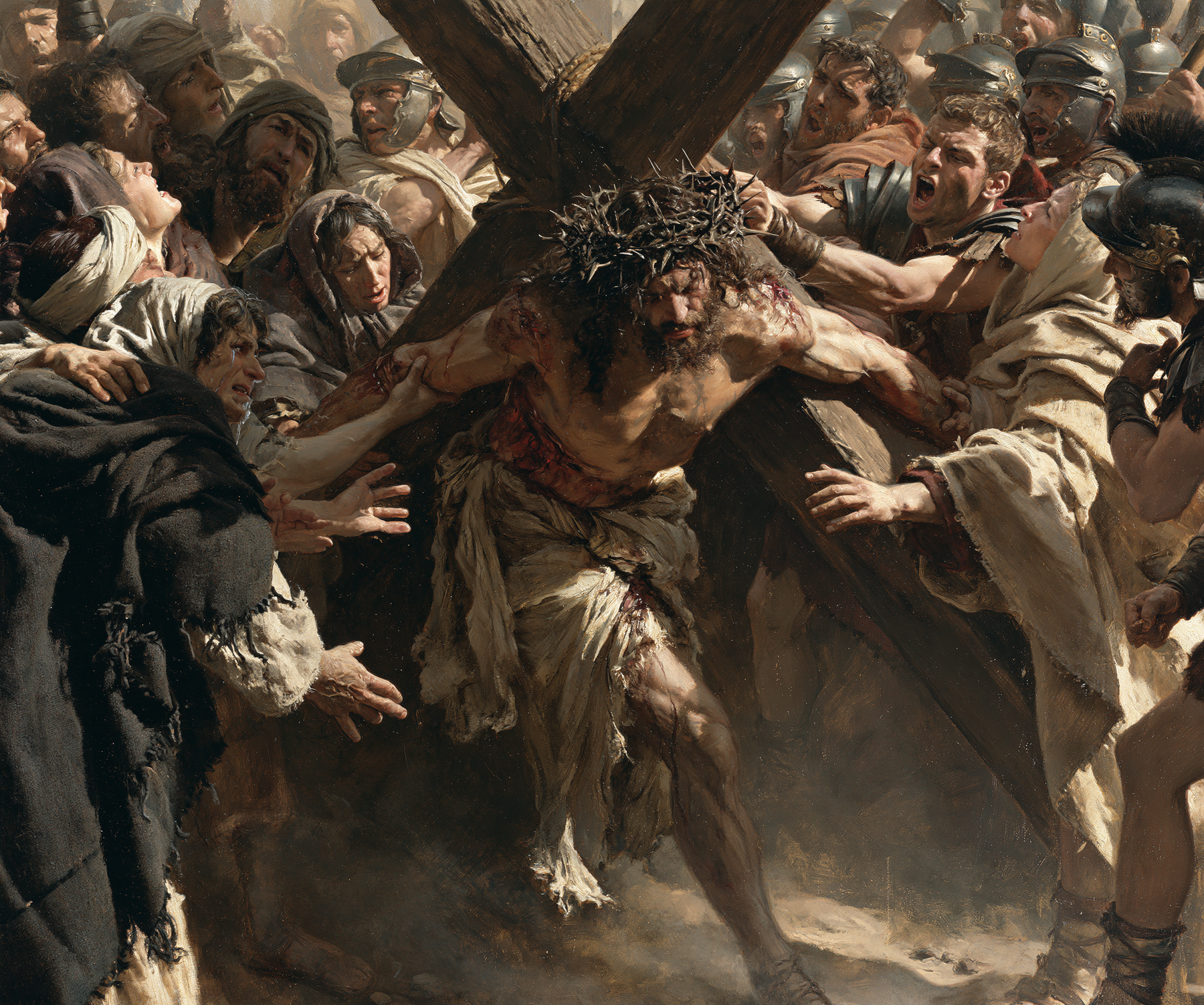 The Stations of the Cross - Explosion of movement · Landscape n° 4 — aperçu de la finition sélectionnée