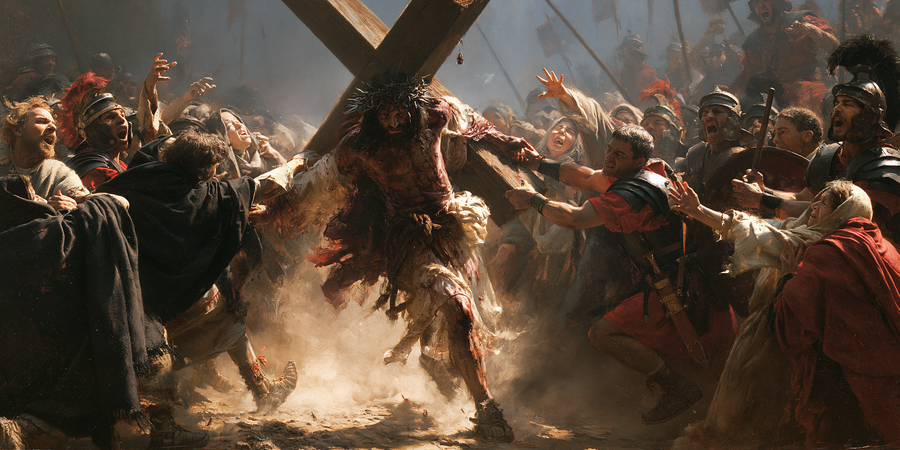 The Stations of the Cross - Explosion of movement · Landscape n° 17
