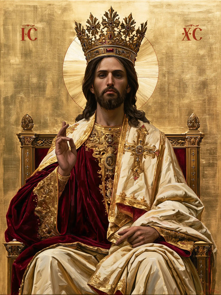 Jesus the King - Contemporary Byzantine · Portrait n° 9