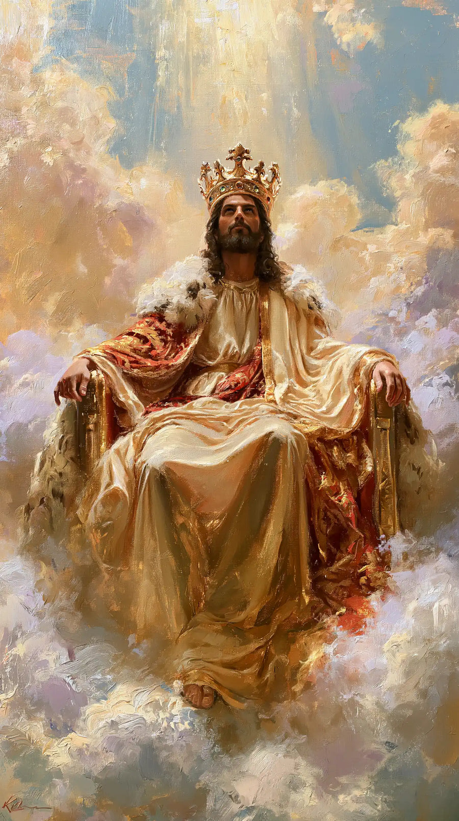 Jesus the King - Impressionist · Portrait n° 5