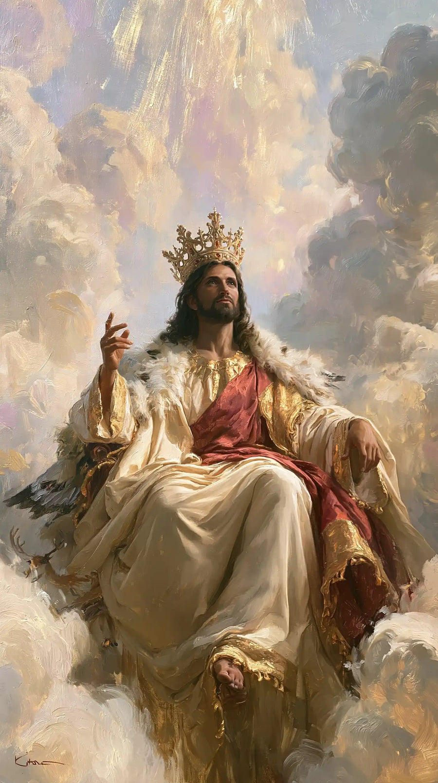 Jesus the King - Impressionist · Portrait n° 6