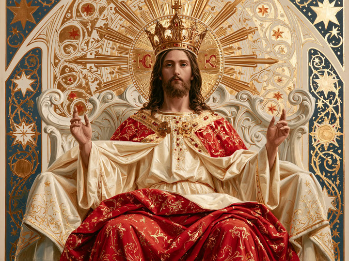 Jesus the King - Sacred Art Nouveau · Landscape n° 1