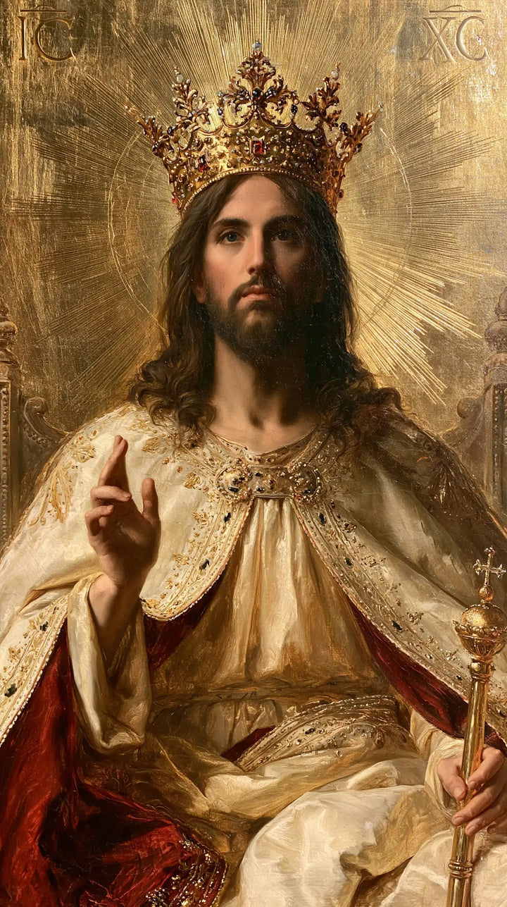 Jesus the King - Sacred Gold · Portrait n° 3
