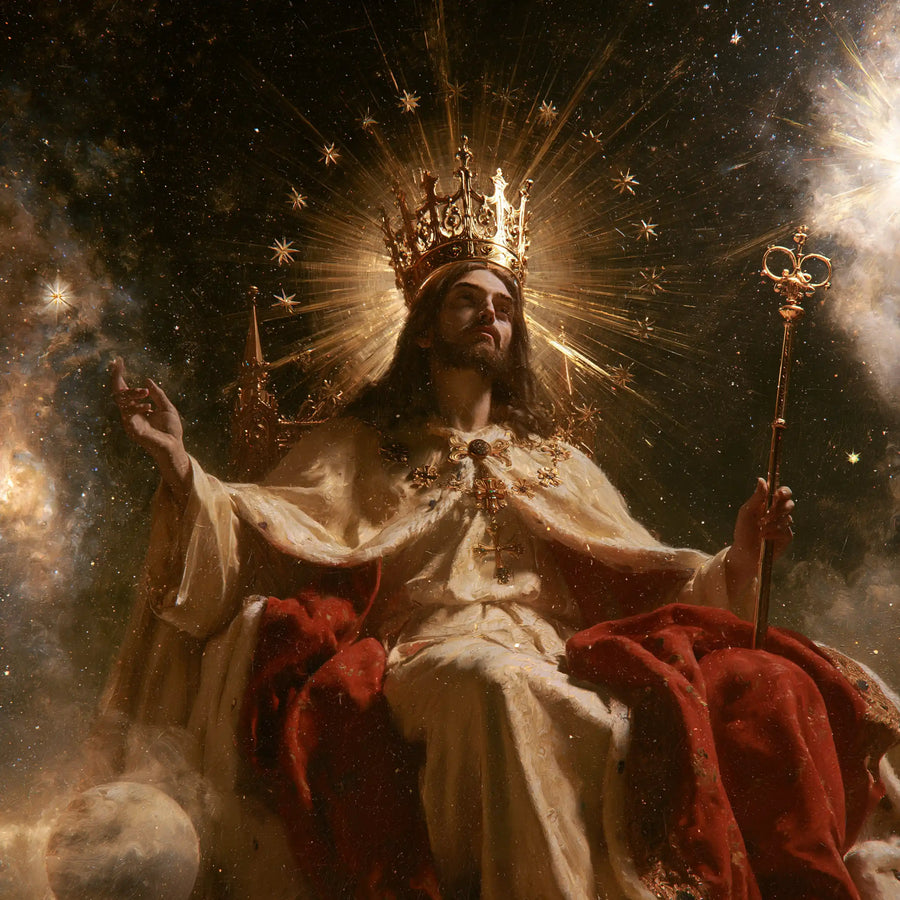 Jesus the King - Symbolist · Square n° 4