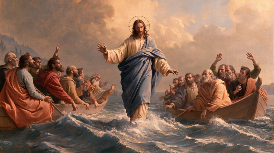 Jesus Walking on Water - Florentine Renaissance · Landscape n° 22