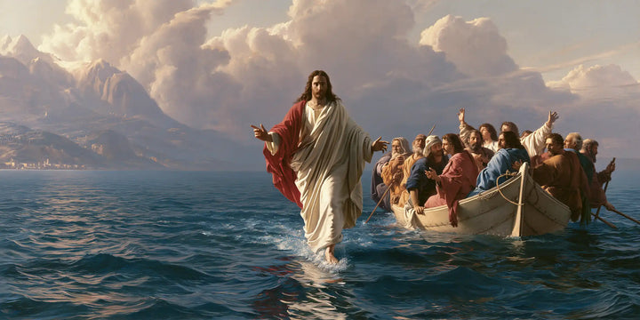 Jesus Walking on Water — The Presence upon the Quiet Waters of the Peaks