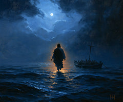 Jesus Walking on Water — The Golden Vigil before the Black Mast