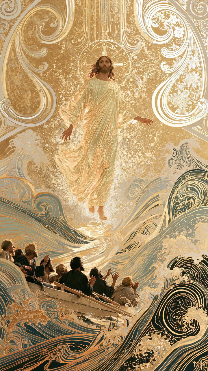 Jesus Walking on Water — The High Light before the Black Vessel