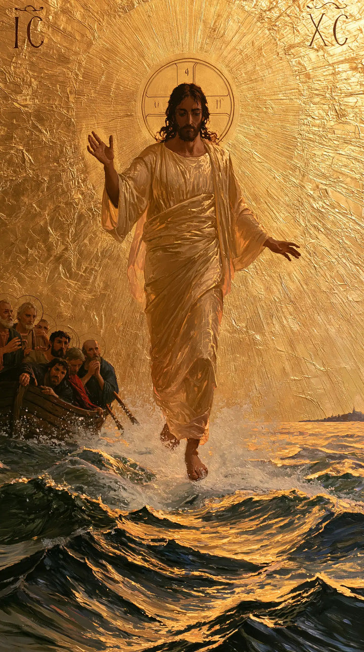 Jesus Walking on Water — The Blessing upon Little Golden Crests