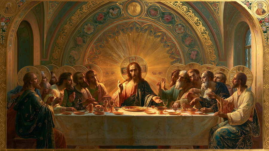 The Last Supper - Sacred Art Nouveau n° 4
