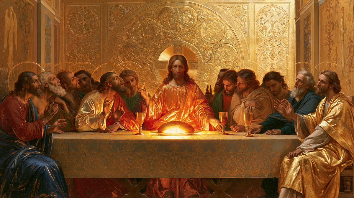 The Last Supper - Sacred Golden n° 4 — aperçu de la finition sélectionnée