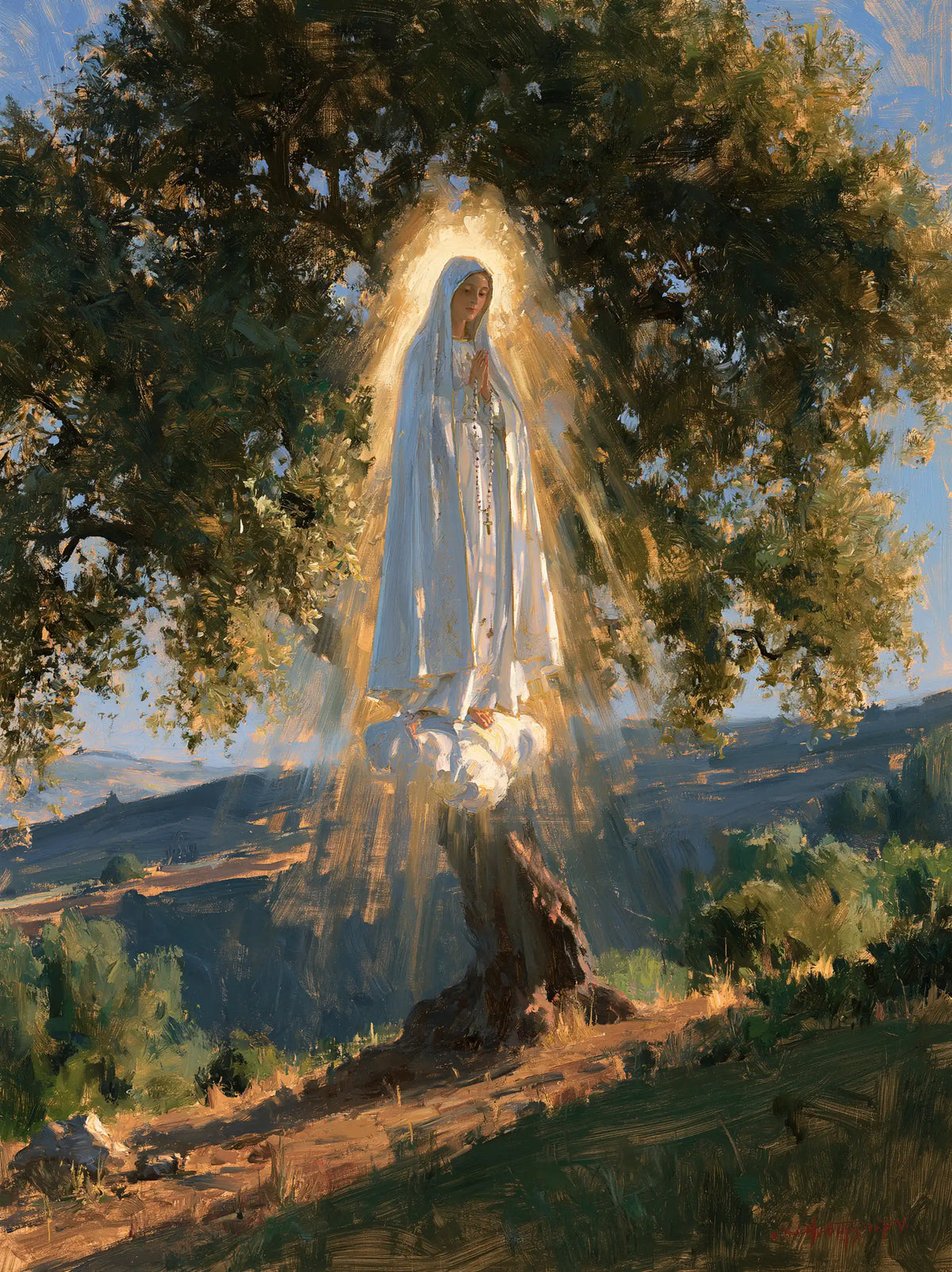 Our Lady of Fatima – Expressionist · Portrait no. 8