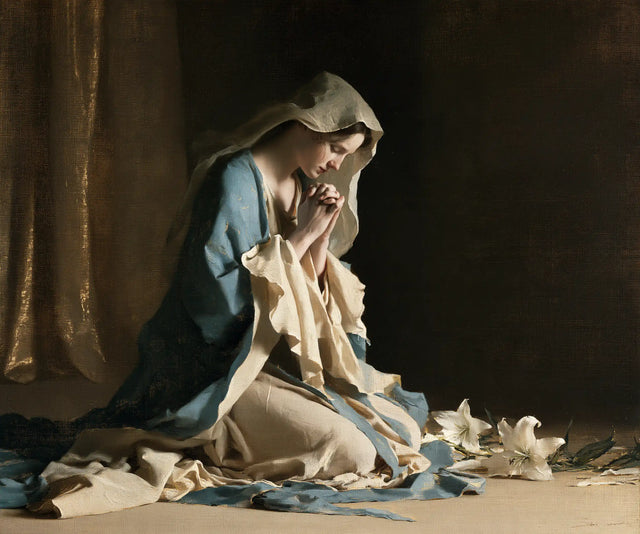 Virgin Mary in Prayer - Symbolist · Landscape n° 2