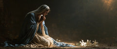Virgin Mary in Prayer — The Small Prayer in the Great Silence