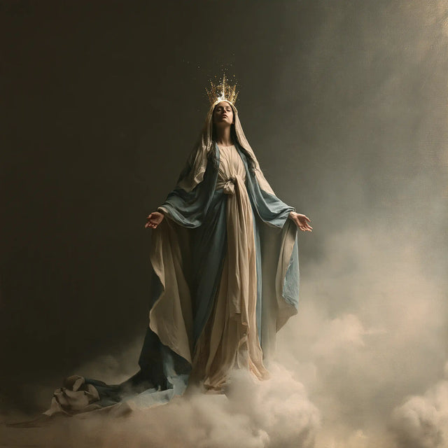 Mary Queen of Heaven - Contemporary Minimalism · Square n° 9