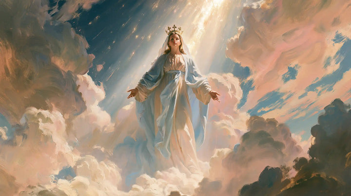 Mary Queen of Heaven - Impressionist · Landscape n° 10