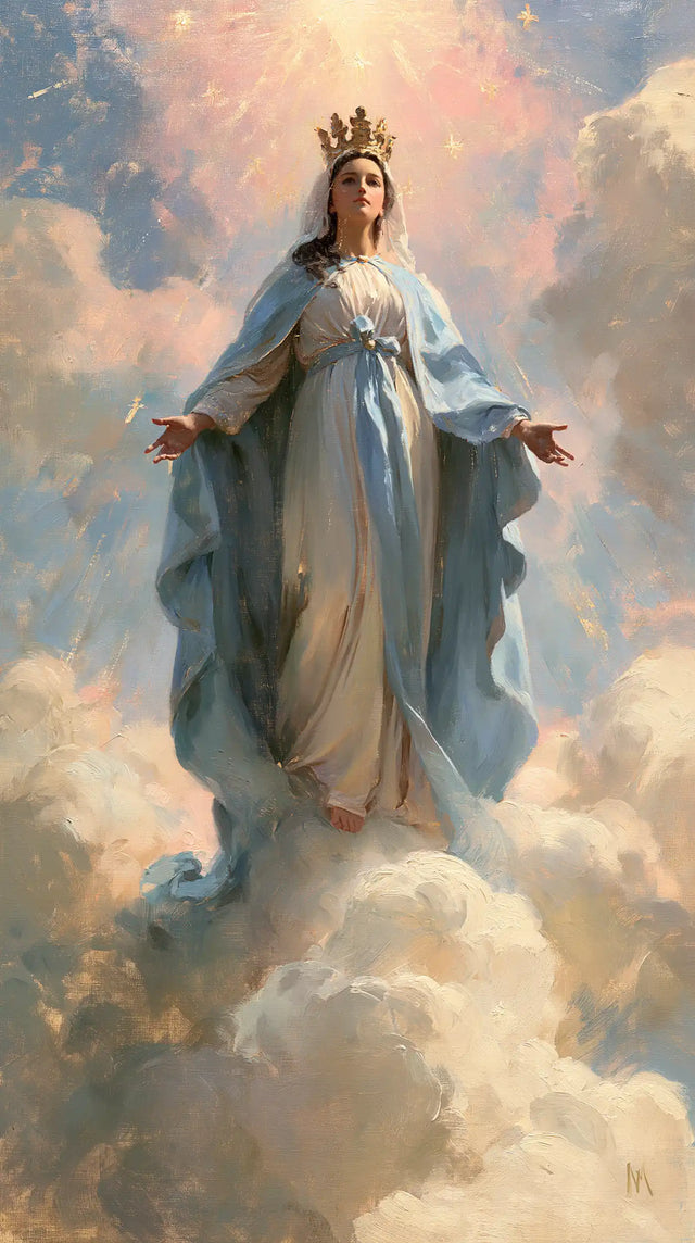 Mary Queen of Heaven - Impressionist · Portrait n° 25