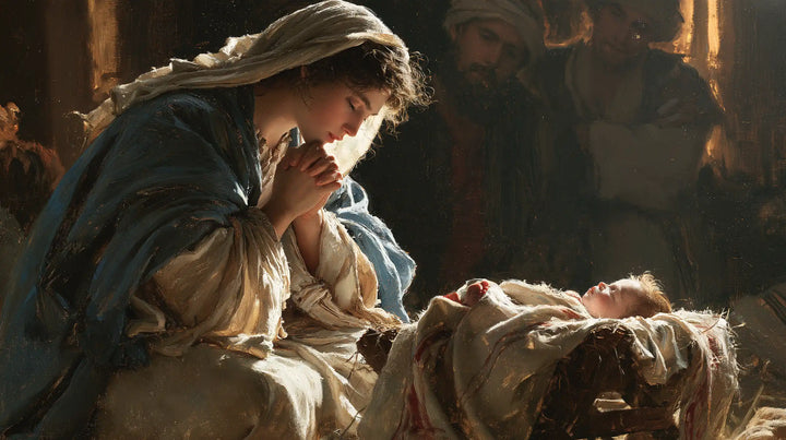 The Nativity - Mary Adoring the Christ Child · Landscape n° 11