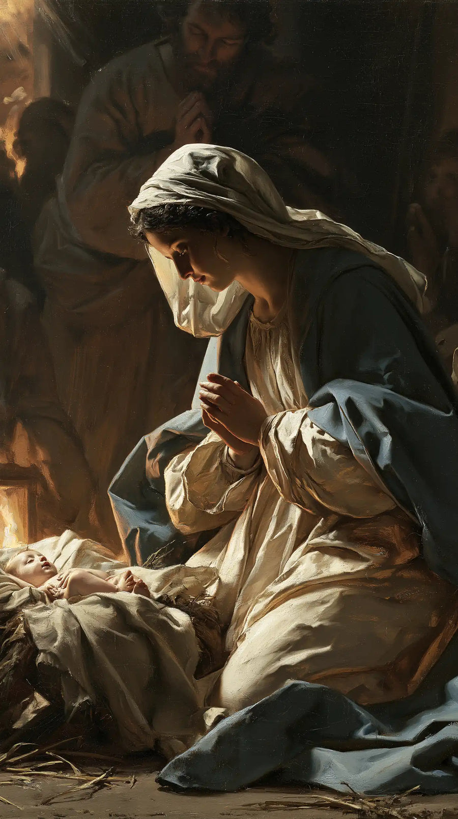 The Nativity - Mary Adoring the Christ Child · Portrait n° 8