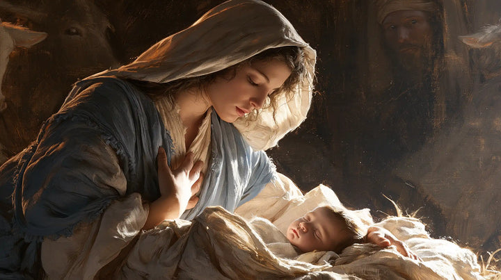 The Nativity - Sacred Maternal Tenderness · Landscape n° 7