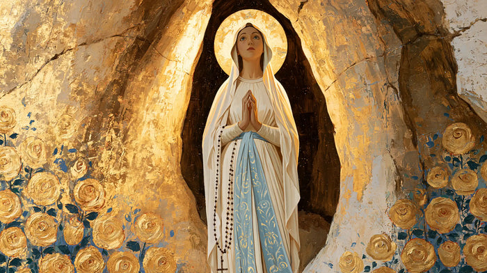 Our Lady of Lourdes Devotional Portrait · Landscape no. 8
