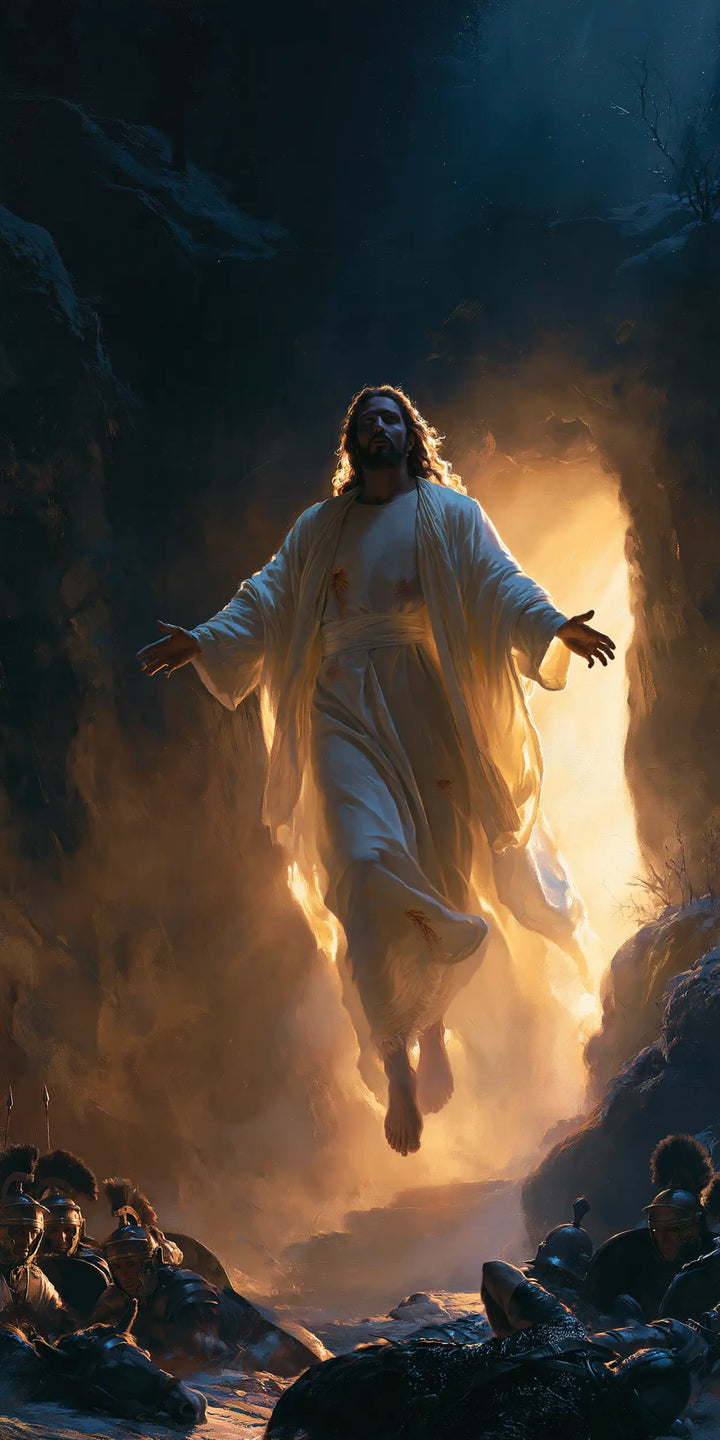 The Resurrection of Jesus Christ - Midnight-blue Chiaroscuro · Portrait n° 1