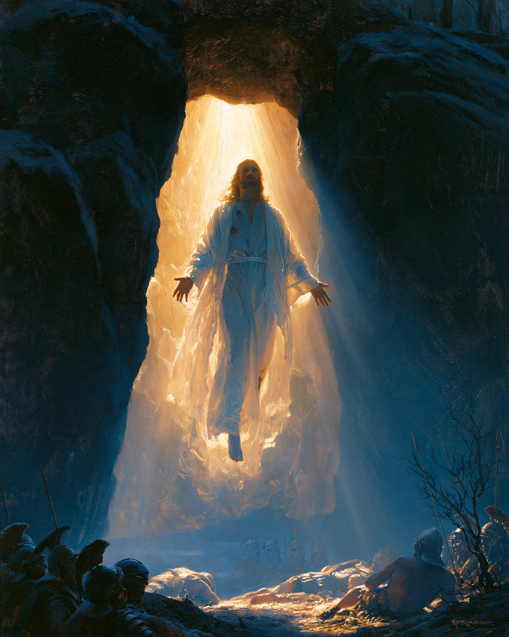 The Resurrection of Jesus Christ — The Tall Doorway between Blue Rocks