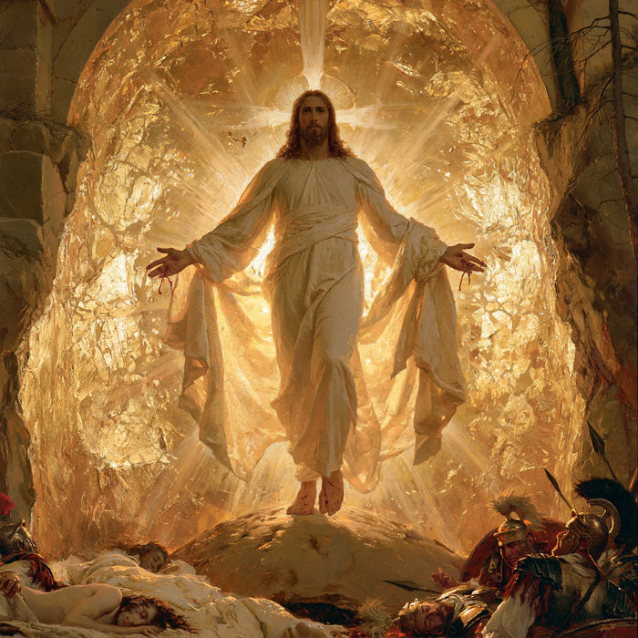 The Resurrection of Jesus Christ — Draperies within the Sunlit Enclosure