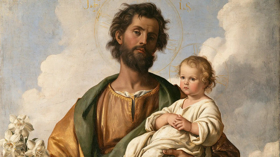 Saint Joseph with the Child Jesus – Florentine Renaissance · Landscape no. 5