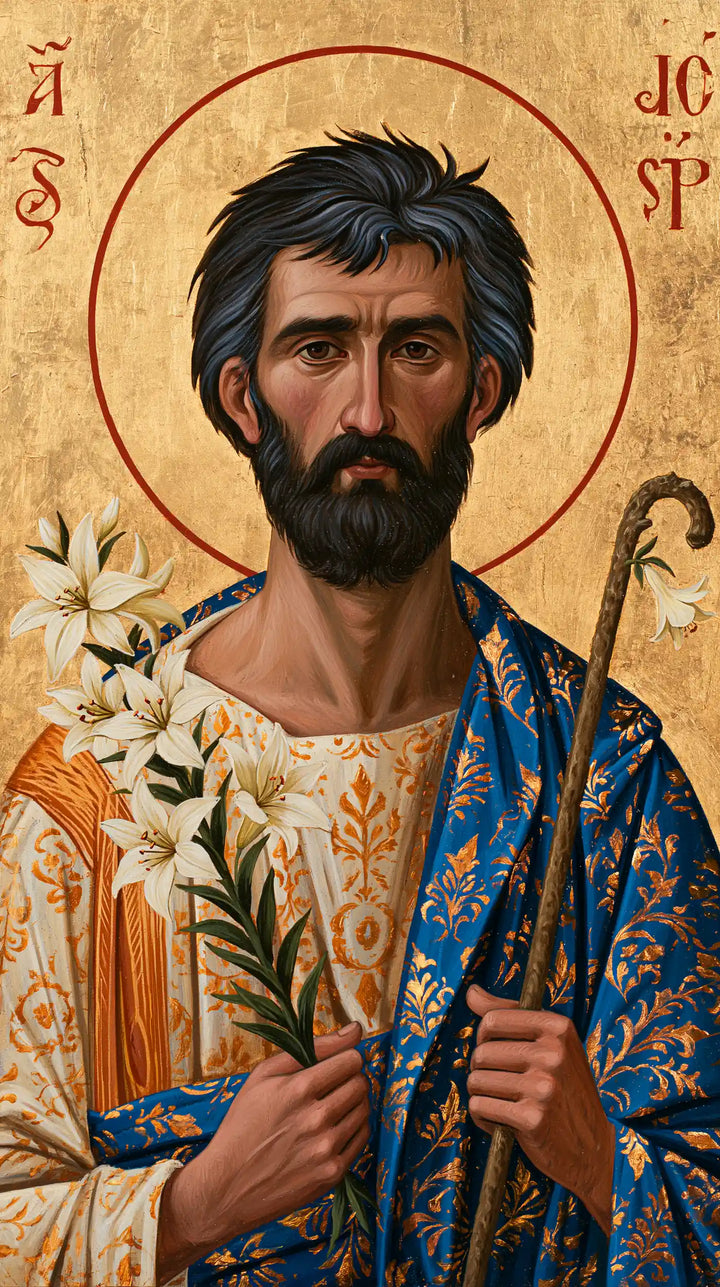 Saint Joseph – Contemporary Byzantine · Portrait no. 5