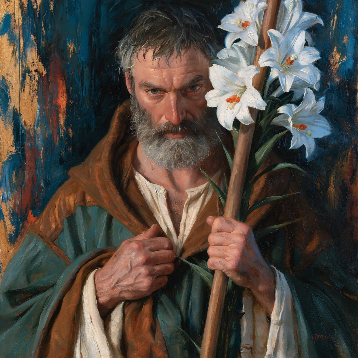 Saint Joseph – Expressionist · Square no. 5